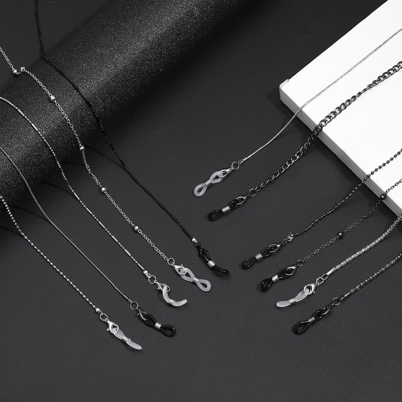 NEWITIN 11 Pieces Eyeglass Chains for Women Sunglasses Strap Holders Sunglasses Mask Necklace Lanyard for Women Men - Image 4